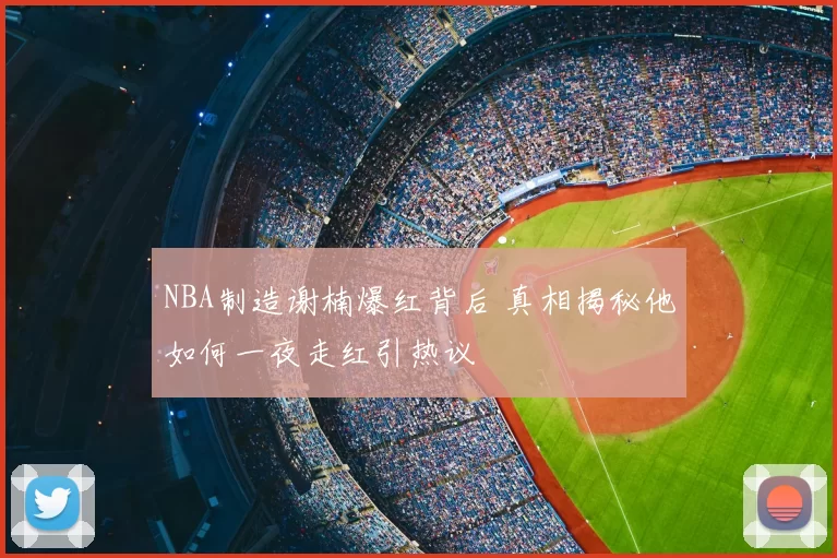 NBA制造谢楠爆红背后 真相揭秘他如何一夜走红引热议
